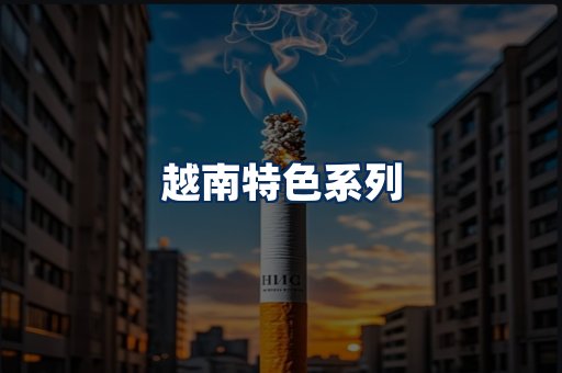 越南香烟展示